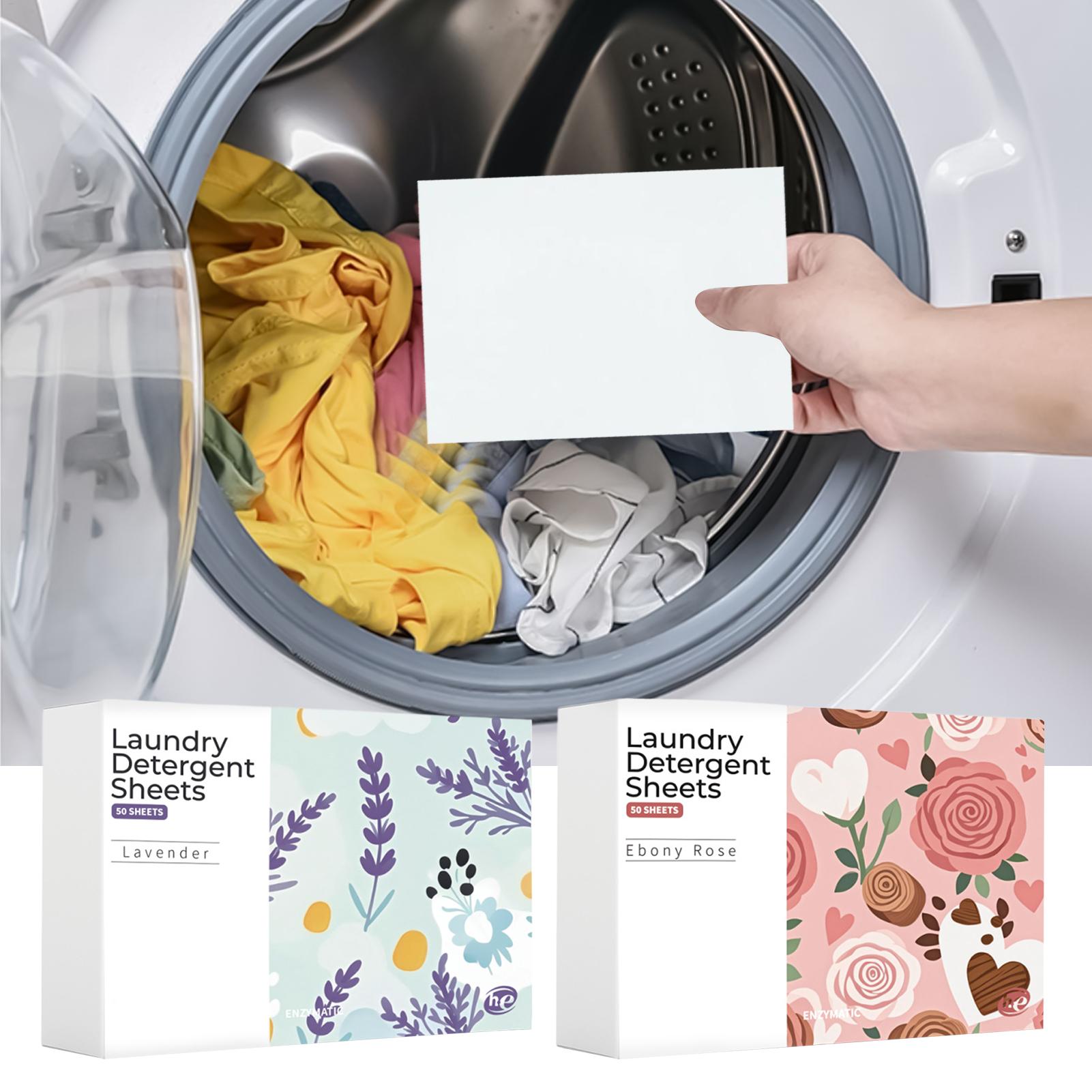 Laundry Strip Eco - Milieuvriendelijke waszeepbladen 50 stuks/set Wateroplosbaar wasmiddel